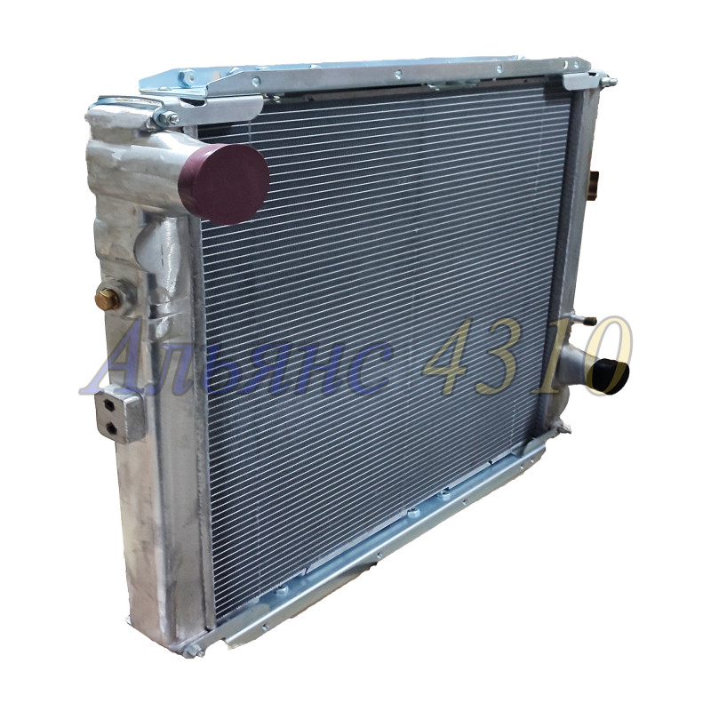 Радиатор водяной 2-х рядный (алюминиевый "NOCOLOK") - ШААЗ